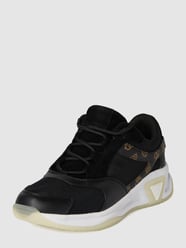 Sneaker mit Kontrastbesatz von Guess Grau / Schwarz - 40