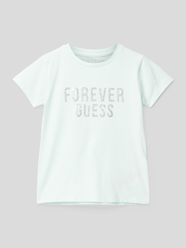 T-shirt met pailletten van Guess Groen - 23