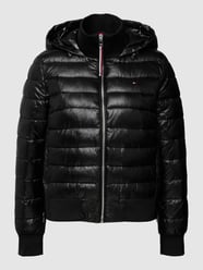 Steppjacke mit Label-Stitching von Tommy Hilfiger Schwarz - 33