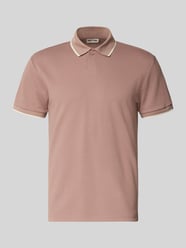 Koszulka polo o kroju regular fit z mieszanki bawełny model 'TOMON' od ONLY & SONS Fuksjowy - 17
