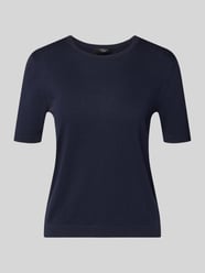 Sweter z dzianiny z mieszanki jedwabiu i bawełny w kroju slim fit model 'GABARRA' od Weekend Max Mara - 16