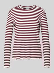 Shirt met lange mouwen en ronde hals, model 'THESSA' van Vila - 19