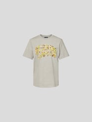 T-Shirt mit Label-Print von Billionaire Boys Club Grau - 25