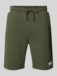 Sweatshorts mit elastischem Bund und Tunnelzug von Alpha Industries - 25