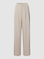 Broek met elastische band, model 'Sloan' van Gestuz Beige - 46