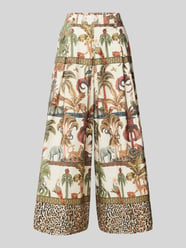 Wide Leg Hose im Allover-Look von MORE & MORE - 6
