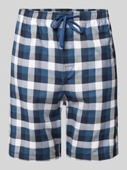 Pyjama-Shorts mit Eingrifftaschen von Schiesser Blau - 32