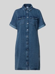Taliowana sukienka dżinsowa z mieszanki bawełny od VERO MODA - 43