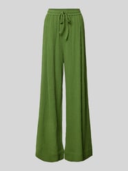 Hose aus Viskose mit weitem Bein von Essentiel Grün - 38