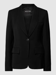 Blazer met reverskraag van Emporio Armani Zwart - 45