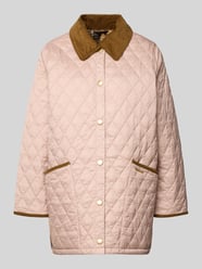 Regular Fit Steppjacke mit Umlegekragen Modell 'LIDDESDALE' von Barbour Pink - 24
