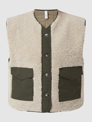 Weste aus Teddyfell Modell 'Norit' von MANGO Beige - 40