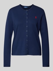 Cardigan mit Druckknopfverschluss von Polo Ralph Lauren Blau - 8