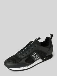 Sneaker mit Label-Print von EA7 Emporio Armani Schwarz - 15