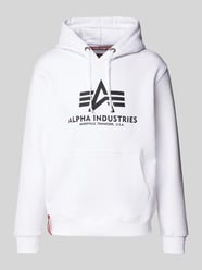 Bluza z kapturem z nadrukiem z logo od Alpha Industries - 4