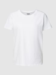 T-Shirt mit Rundhalsausschnitt von Fransa Weiß - 29