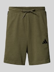 Sweatshorts mit Label-Stitching und elastischem Bund von adidas Sportswear - 2