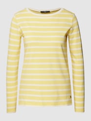 Longsleeve mit Streifenmuster Modell 'Fretty' von Weekend Max Mara Gelb - 36