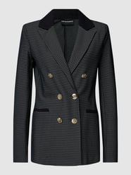 Blazer met all-over motief van Emporio Armani Zwart - 27