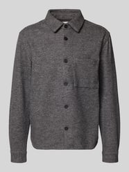 Regular Fit Hemdjacke mit Streifenmuster Modell 'MICAH' von ONLY & SONS - 27