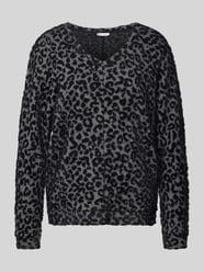 Sweatshirt met ribboorden van Street One - 13