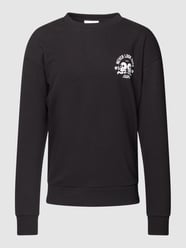 Sweatshirt mit Motiv-Print Modell 'INK' von Jack & Jones Schwarz - 34
