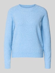 Sweter z dzianiny o kroju regular fit z dekoltem okrągłym model „DOFFY” od VERO MODA - 18