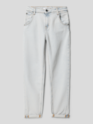 Jeans mit Label-Details im 5-Pocket Design Modell 'BARELL' von Calvin Klein Jeans Blau - 46