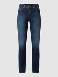 Jeansy z wysokim stanem o kroju curvy fit z dodatkiem streczu model ‘Avery’ od Silver Jeans - 23