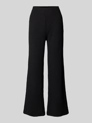 Flared Stoffhose mit Strukturmuster von Christian Berg Woman - 36