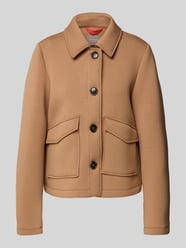 Regular Fit Jacke mit Umlegekragen und Eingrifftaschen von Christian Berg Woman Selection - 47