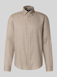 Vrijetijdsoverhemd met knoopsluiting van MCNEAL Beige - 18