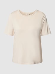 T-shirt met ronde hals, model 'Jannie' van Object Wit - 39