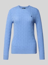 Gebreide pullover van een mix van wol en kasjmier, model 'JULIANNA' van Polo Ralph Lauren - 21