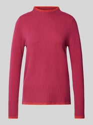 Wollpullover mit Stehkragen von Christian Berg Woman Pink - 28