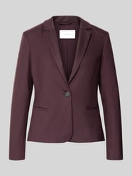 Slim Fit Blazer aus elastischem Viskose-Mix Modell 'OKTOBER' von COMMA Bordeaux - 11