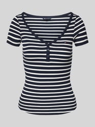 Slim Fit T-Shirt in Waffelstrick von Tommy Jeans - 40