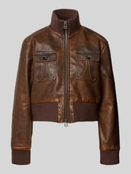 Lederjacke mit gerippten Abschlüssen Modell 'BAILEY' von BAUM & PFERDGARTEN - 31
