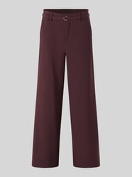 Spodnie o kroju relaxed fit o szerokości z mieszanki bawełny model 'Liva Sleek' od ANGELS - 1