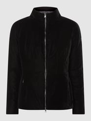 Jacke aus Samt - wattiert  von Emporio Armani Grau / Schwarz - 3