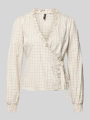 Regular fit blouse met lange mouwen van puur katoen, model 'LOVA' van Vero Moda - 17