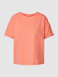 T-shirt z obniżonymi ramionami od Esprit Czerwony - 48