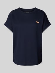 T-Shirt mit Label-Stitching von Tom Tailor Blau - 10