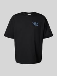 T-Shirt mit Label-Stitching von Calvin Klein Jeans - 34