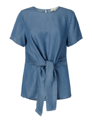 Blouseshirt met knoopdetail  van MICHAEL Michael Kors Blauw / turquoise - 1