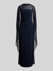 Fließendes Abendkleid mit Cape-Detail von Lauren Ralph Lauren - 11
