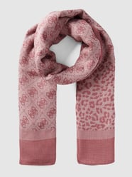 Schal mit Allover-Muster von Guess Rot - 14