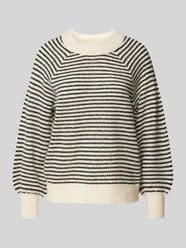 Gebreide pullover met ronde hals, model 'SOFINA' van Vila - 7