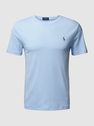 T-Shirt mit Rundhalsausschnitt von Polo Ralph Lauren Blau - 16