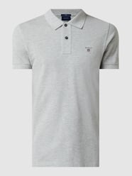 Slim Fit Poloshirt aus Piqué von Gant Grau - 15